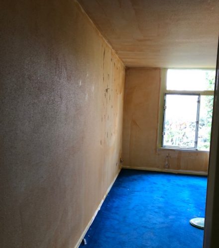 Renovatie woning met rond plafond