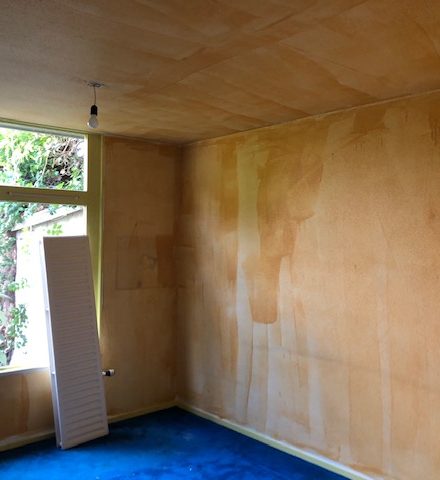 Renovatie woning met rond plafond