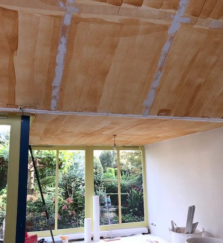 Renovatie woning met rond plafond