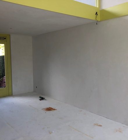 Renovatie woning met rond plafond