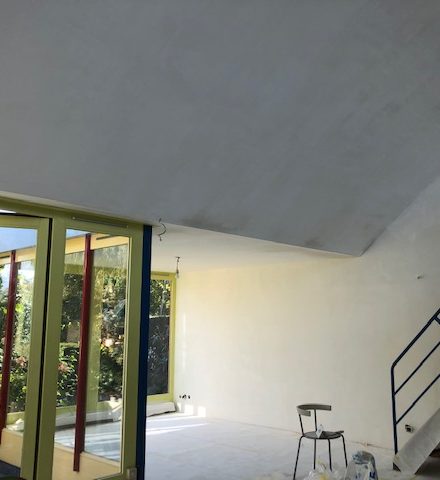 Renovatie woning met rond plafond