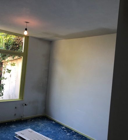 Renovatie woning met rond plafond